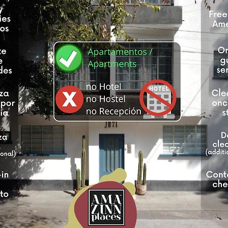 Amazinn Places La Condesa Roma Kota Meksiko Bagian luar foto